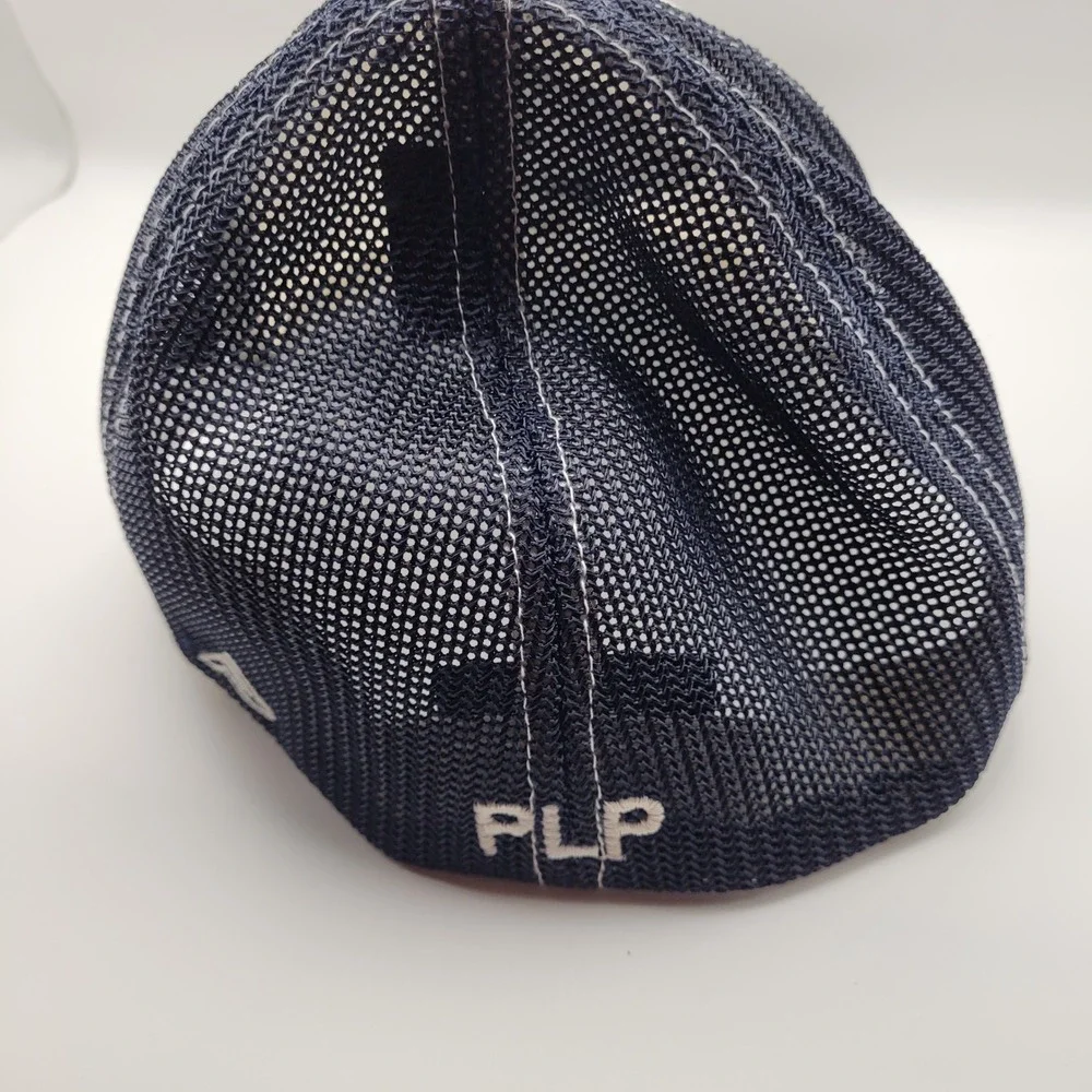 Pacific Headwear Buffalo Mascot Trucker Hat Navy White Mesh Snapback Cap PLP